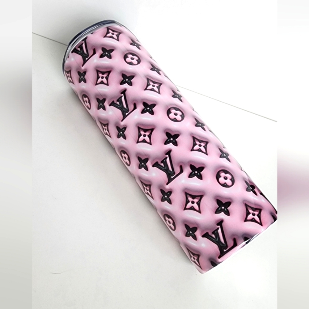 Handmade - 20oz Tumbler LV Pink